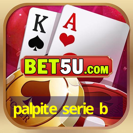 palpite serie b